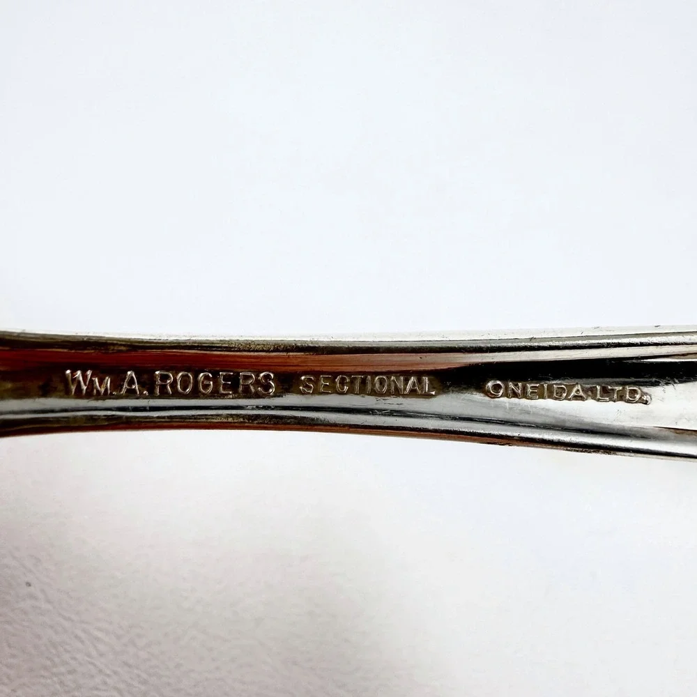 Oneida Valley Rose Serving‎ 4 Pcs 3 Spoons Dinner Fork Silverplate Flatware READ
